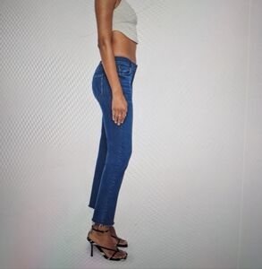MOTHER Looker Ankle Fray jeans
